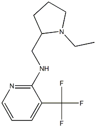 N-[(1-ethylpyrrolidin-2-yl)methyl]-3-(trifluoromethyl)pyridin-2-amine 结构式