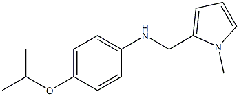 N-[(1-methyl-1H-pyrrol-2-yl)methyl]-4-(propan-2-yloxy)aniline 结构式