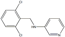 N-[(2,6-dichlorophenyl)methyl]pyridin-3-amine 结构式