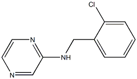 N-[(2-chlorophenyl)methyl]pyrazin-2-amine 结构式