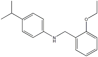 N-[(2-ethoxyphenyl)methyl]-4-(propan-2-yl)aniline 结构式