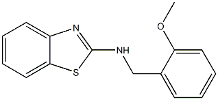 N-[(2-methoxyphenyl)methyl]-1,3-benzothiazol-2-amine 结构式
