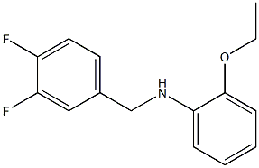 N-[(3,4-difluorophenyl)methyl]-2-ethoxyaniline 结构式