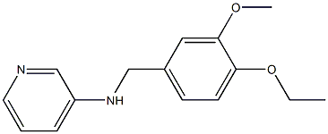 N-[(4-ethoxy-3-methoxyphenyl)methyl]pyridin-3-amine 结构式