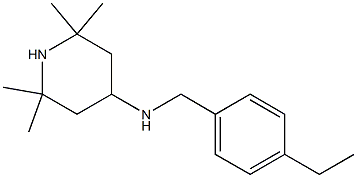 N-[(4-ethylphenyl)methyl]-2,2,6,6-tetramethylpiperidin-4-amine 结构式