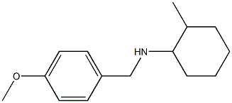 N-[(4-methoxyphenyl)methyl]-2-methylcyclohexan-1-amine 结构式