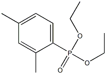 DIETHYL 2,4-DIMETHYLPHENYLPHOSPHONATE 结构式
