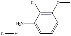 2-Chloro-3-methoxyaniline hydrochloride 结构式