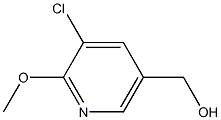 2-甲氧基-3-氯-5-羟甲基吡啶 结构式