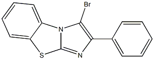 3-bromo-2-phenylimidazo[2,1-b][1,3]benzothiazole 结构式