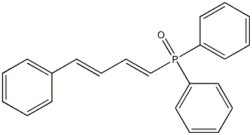 diphenyl(4-phenyl-1,3-butadienyl)phosphine oxide 结构式