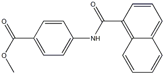 methyl 4-(1-naphthoylamino)benzoate 结构式