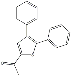 1-(4,5-diphenyl-2-thienyl)ethanone 结构式