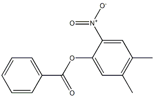 2-nitro-4,5-dimethylphenyl benzoate 结构式