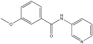 3-methoxy-N-(3-pyridinyl)benzamide 结构式