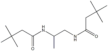 N-{2-[(3,3-dimethylbutanoyl)amino]-1-methylethyl}-3,3-dimethylbutanamide 结构式