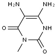 5,6-diamino-3-methylpyrimidine-2,4(1H,3H)-dione 结构式