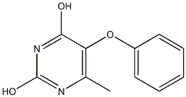 6-methyl-5-phenoxy-2,4-pyrimidinediol 结构式