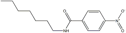 N-heptyl-4-nitrobenzamide 结构式