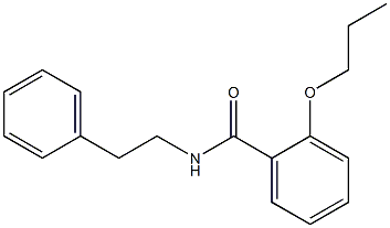 N-phenethyl-2-propoxybenzamide 结构式