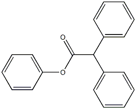 phenyl 2,2-diphenylacetate 结构式