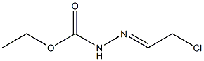 ethyl 2-(2-chloroethylidene)-1-hydrazinecarboxylate 结构式