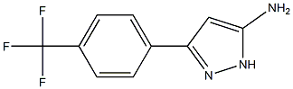 3-[4-(trifluoromethyl)phenyl]-1H-pyrazol-5-ylamine 结构式