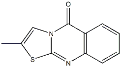 2-Methyl-5H-thiazolo[2,3-b]quinazolin-5-one 结构式