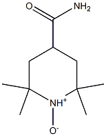 2,2,6,6-Tetramethyl-4-carbamoylpiperidine 1-oxide 结构式