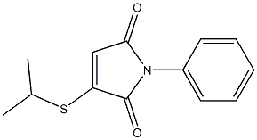 3-Isopropylthio-1-phenyl-1H-pyrrole-2,5-dione 结构式