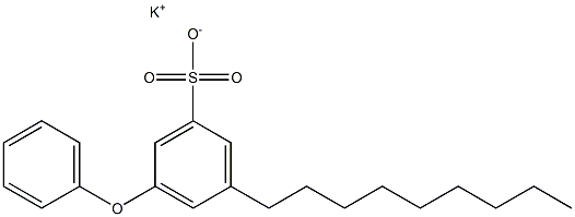 3-Nonyl-5-phenoxybenzenesulfonic acid potassium salt 结构式