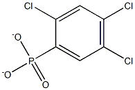 2,4,5-Trichlorophenylphosphonate 结构式