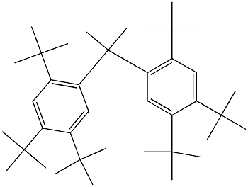 4,4'-Isopropylidenebis(1,2,5-tritert-butylbenzene) 结构式