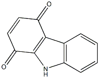 9H-Carbazole-1,4-dione 结构式