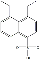 4,5-Diethyl-1-naphthalenesulfonic acid 结构式