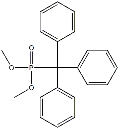 Tritylphosphonic acid dimethyl ester 结构式