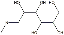 6-Methylimino-1,2,3,4,5-pentahydroxyhexane 结构式