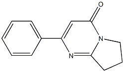 2-Phenyl-7,8-dihydropyrrolo[1,2-a]pyrimidin-4(6H)-one 结构式