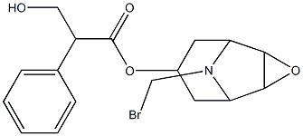 甲溴酸东莨菪碱 结构式