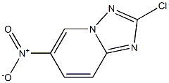 2-Chloro-6-nitro-[1,2,4]triazolo[1,5-a]pyridine 结构式