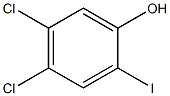 4,5-Dichloro-2-iodo-phenol 结构式