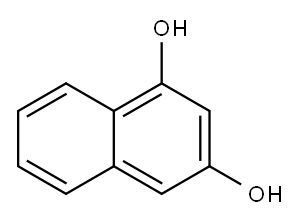 1,3-萘二酚 标准品 结构式
