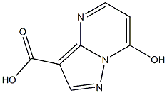 7-Hydroxy-pyrazolo[1,5-a]pyrimidine-3-carboxylic acid 结构式