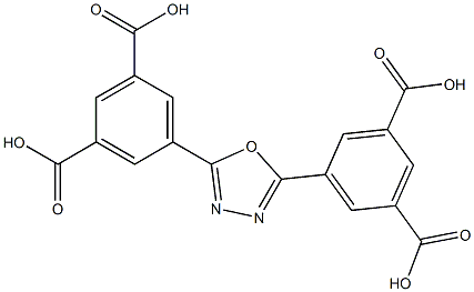 5,5'-(1,3,4-恶二唑-2,5-二基)二间苯二甲酸 结构式