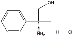 (2R)-2-AMINO-2-PHENYL-PROPAN-1-OL HCL 结构式