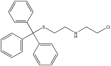 2-chloro-N-(2-(tritylthio)ethyl)ethan-1-amine 结构式