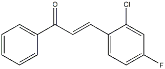 4Fluoro-2-ChloroChalcone 结构式