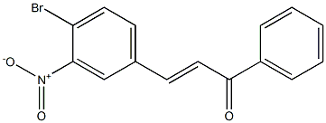 3Nitro-4-BromoChalcone 结构式