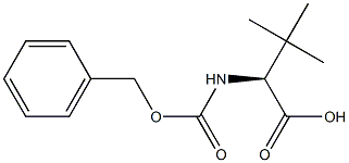 CBZ-L-叔亮氨酸 结构式