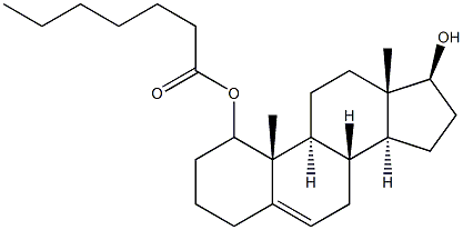 1-雄烯二醇庚酸酯 结构式